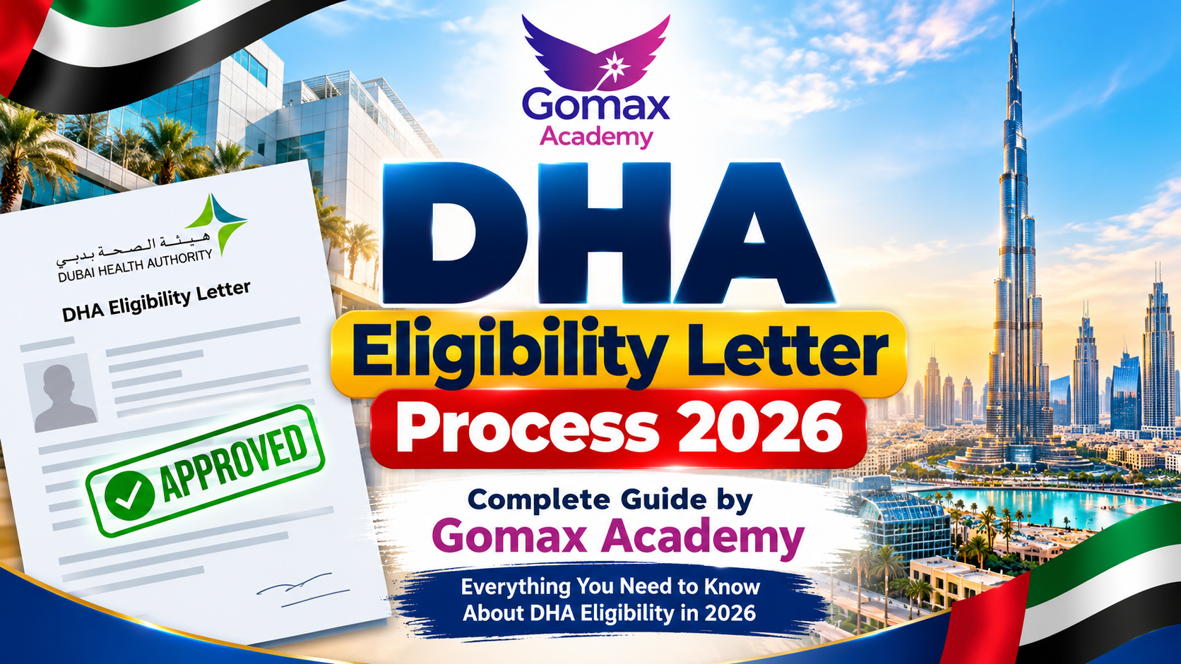 DHA Eligibility Letter Process 2026: Complete Guide by Gomax Academy